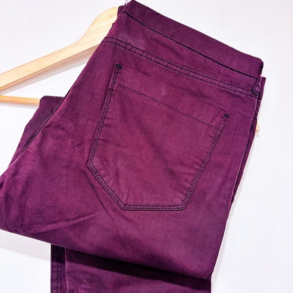 SIMONS Burgundy straight leg pants - Picture 10 of 10